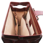 Чоловік шкіряний саквояж-портфель Tuscany Leather TL141826 Black - Фотографія № 105