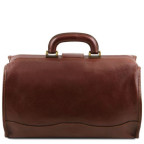 Кожаный мужской саквояж светло-коричневого цвета Tuscany Leather TL141852 Med - Фото № 102