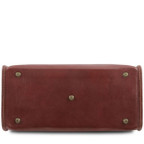 Кожаный мужской саквояж светло-коричневого цвета Tuscany Leather TL141852 Med - Фото № 104