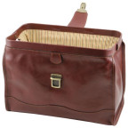 Кожаный мужской саквояж светло-коричневого цвета Tuscany Leather TL141852 Med - Фото № 105