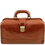 Кожаный мужской саквояж светло-коричневого цвета Tuscany Leather TL141852 Med - Фото № 100