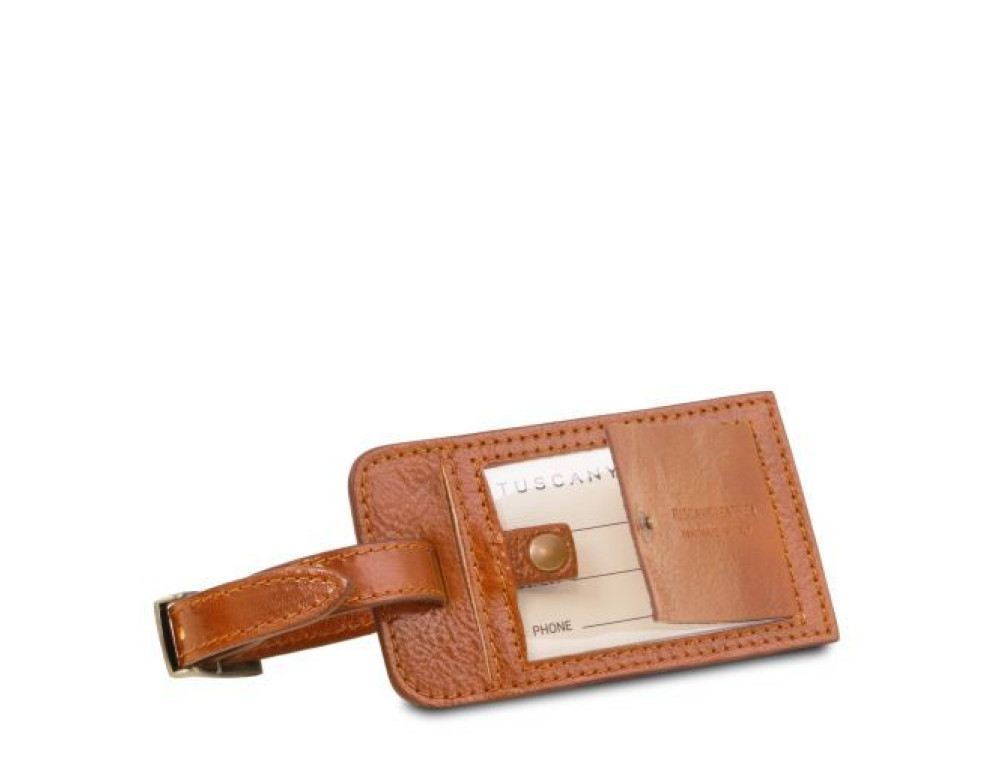 Світло-коричневий шкіряний чемодан (Італія) Tuscany Leather TL141888 Med - Фотографія № 2