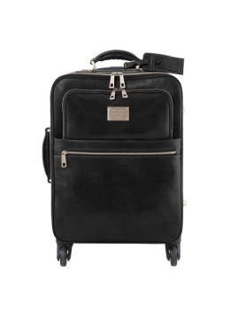 Кожаный чемодан на колёсах Tuscany Leather TL141911 Black