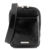 Чорна маленька сумка-месенджер для чоловіків Tuscany Leather TL141914 Black Чорна маленька сумка-месенджер для чоловіків Tuscany Leather TL141914 Black