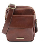 Маленька чоловіча сумка месенджер Tuscany Leather TL141915 Brown - Фотографія № 100