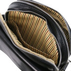 Чорна маленька чоловіча сумочка Tuscany Leather TL141915 Black - Фотографія № 102