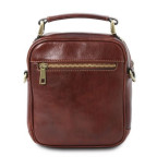 Коричневая маленькая мужская сумочка через плечо Tuscany Leather TL141916 Brown - Фото № 104