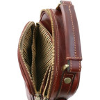 Коричневая маленькая мужская сумочка через плечо Tuscany Leather TL141916 Brown - Фото № 105