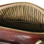 Коричневая маленькая мужская сумочка через плечо Tuscany Leather TL141916 Brown - Фото № 106