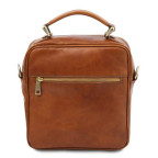 Світло-коричнева шкіряна сумка барсетка Tuscany Leather tl141978 MED - Фотографія № 103
