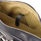 Чорна чоловіча сумка під ноутбук TREVISO Tuscany Leather TL141986 Black - Фотографія № 105