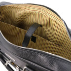 Чорна чоловіча сумка під ноутбук TREVISO Tuscany Leather TL141986 Black - Фотографія № 106