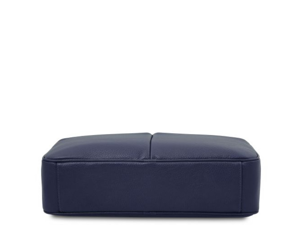 Темно-синя шкіряна чоловіча сумка TREVISO Tuscany Leather TL141986 DARK Blue - Фотографія № 5