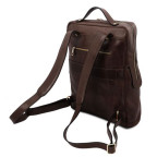 Чоловік шкіряний італійський рюкзак BANGKOK Tuscany Leathe TL141987 Dark Brown - Фотографія № 103