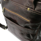 Чоловік шкіряний італійський рюкзак BANGKOK Tuscany Leathe TL141987 Dark Brown - Фотографія № 104