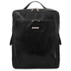 Великий чорний рюкзак чоловічий BANGKOK Tuscany Leathe TL141987 Black