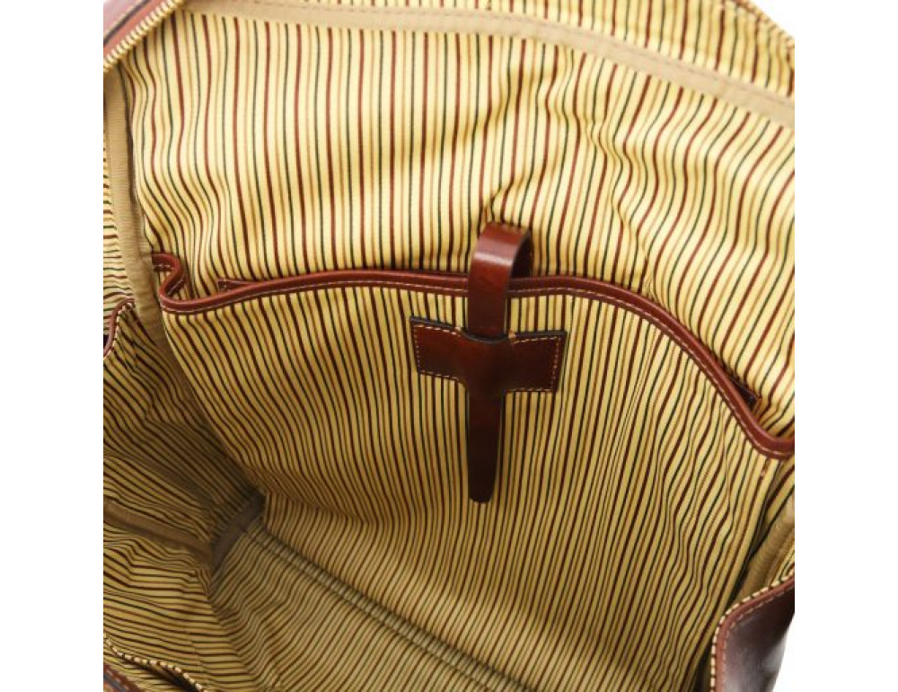 Стильный мужской рюкзак из кожи BANGKOK Tuscany Leathe TL141987 Brown - Фото № 7