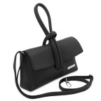 Чорна шкіряна сумочка клатч Tuscany Leather TL141990 Black - Фотографія № 102
