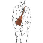 Коричневий шкіряний рюкзак на одне плече Tuscany Leather TL142022 Brown - Фотографія № 101