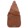Коричневий шкіряний рюкзак на одне плече Tuscany Leather TL142022 Brown