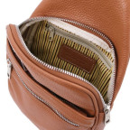 Коричневий шкіряний рюкзак на одне плече Tuscany Leather TL142022 Brown - Фотографія № 103