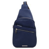 Темно-синя шкіряна сумка слінг Tuscany Leather TL142022 Dark Blue