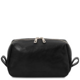 Чорна шкіряна косметичка OWEN Tuscany Leather TL142025 Black