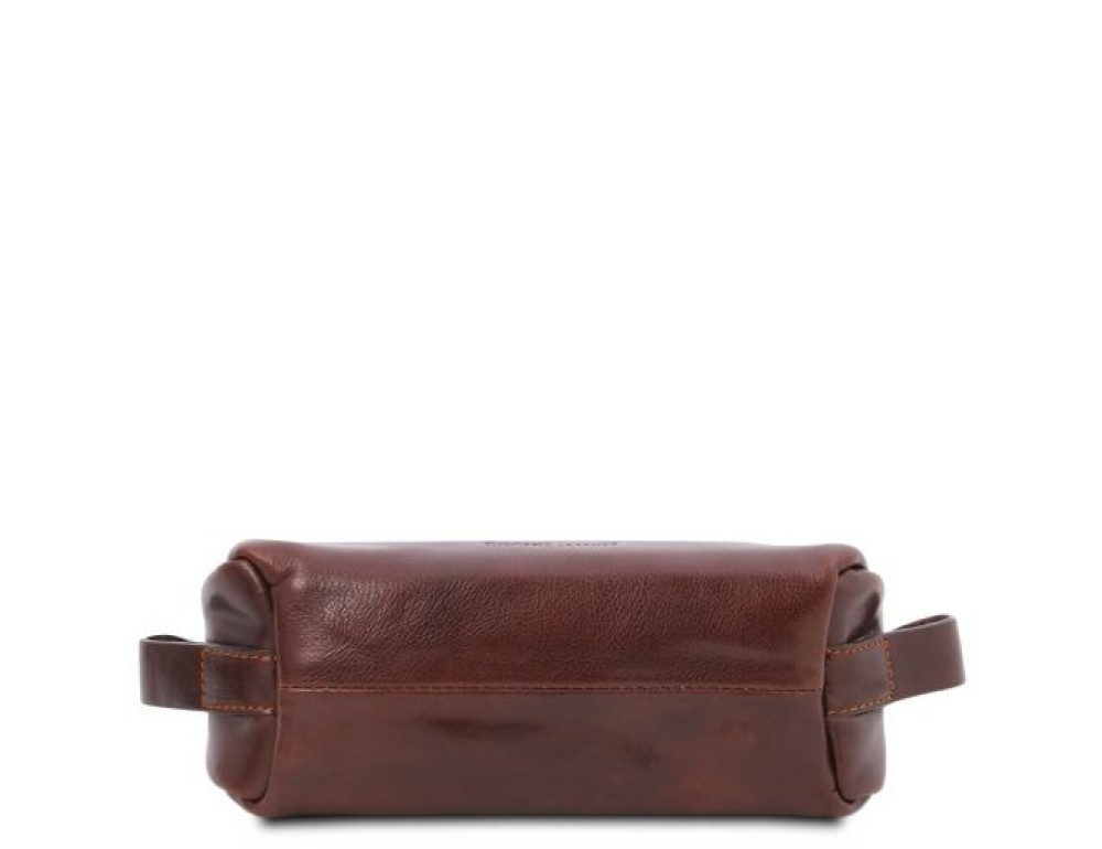 Коричнева шкіряна косметичка OWEN Tuscany Leather TL142025 Brown - Фотографія № 3