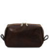 Темно-коричнева шкіряна косметичка OWEN Tuscany Leather TL142025 Dark Brown Темно-коричнева шкіряна косметичка OWEN Tuscany Leather TL142025 Dark Brown