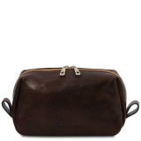 Темно-коричнева шкіряна косметичка OWEN Tuscany Leather TL142025 Dark Brown