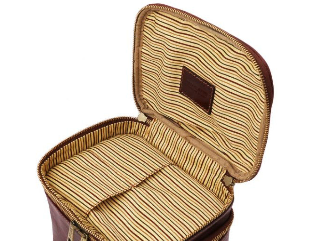 Чорна шкіряна косметичка Tuscany Leather TL142045 Black - Фотографія № 3