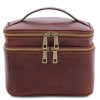 Коричневий шкіряний Нессер унісекс Tuscany Leather TL142045 Brown