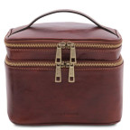 Коричневий шкіряний Нессер унісекс Tuscany Leather TL142045 Brown - Фотографія № 100