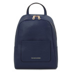 Темно-синій шкіряний рюкзак для жінки Tuscany Leather TL142052 Dark Blue - Фотографія № 100