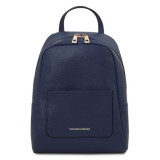 Темно-синій шкіряний рюкзак для жінки Tuscany Leather TL142052 Dark Blue