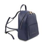 Темно-синій шкіряний рюкзак для жінки Tuscany Leather TL142052 Dark Blue - Фотографія № 102