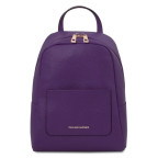 Фіолетовий жіночий шкіряний рюкзак Tuscany Leather TL142052 Purple - Фотографія № 100
