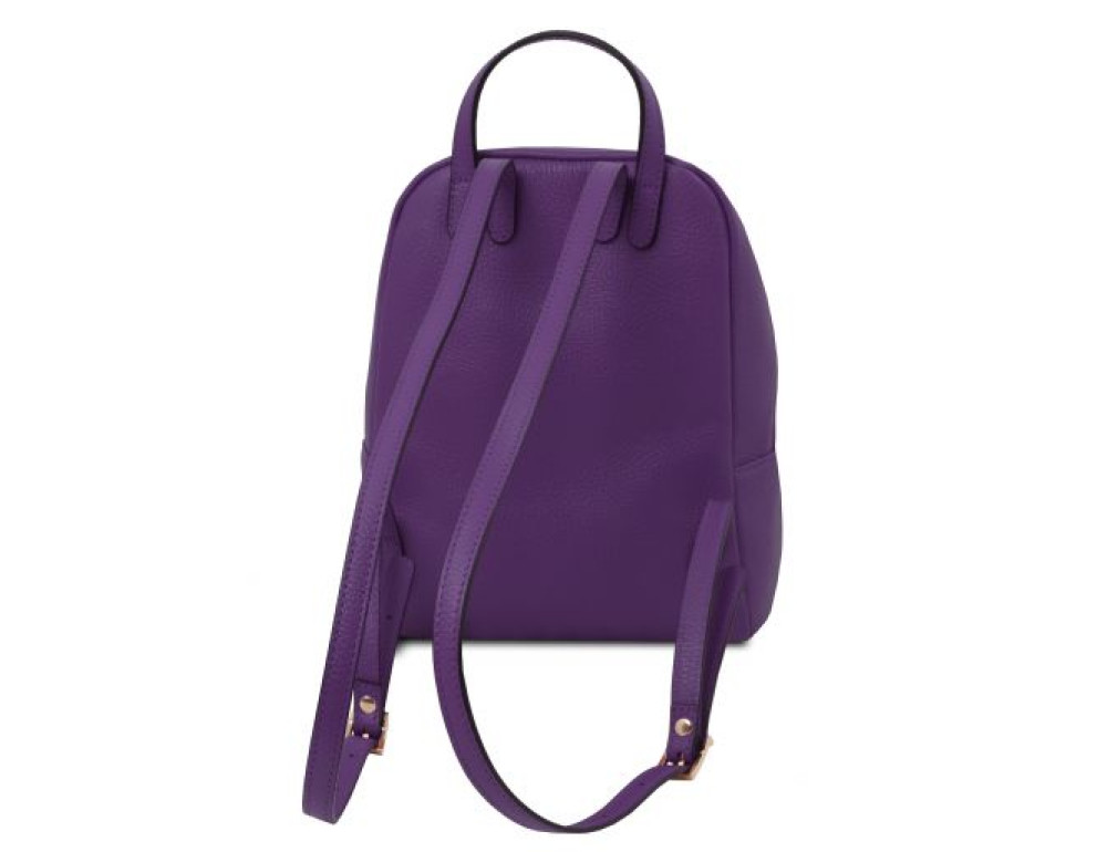 Фіолетовий жіночий шкіряний рюкзак Tuscany Leather TL142052 Purple - Фотографія № 4