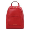 Червоний рюкзак з натуральної шкіри жіночий Tuscany Leather TL142052 Red