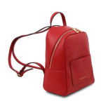 Червоний рюкзак з натуральної шкіри жіночий Tuscany Leather TL142052 Red - Фотографія № 102