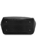 Чёрная женская кожаная сумка из Италии TL BAG TL142066 Black - Фото № 104
