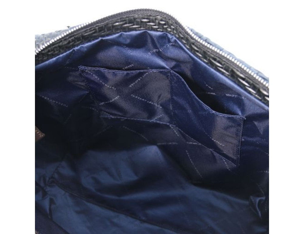 Чёрная женская кожаная сумка из Италии TL BAG TL142066 Black - Фото № 7
