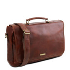 Чоловік шкіряний портфель MANTOVA Tuscany Leather TL142068 Brown - Фотографія № 103