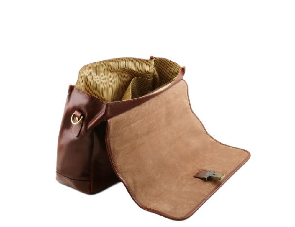 Чоловік шкіряний портфель MANTOVA Tuscany Leather TL142068 Brown - Фотографія № 6