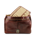 Чоловік шкіряний портфель MANTOVA Tuscany Leather TL142068 Brown - Фотографія № 106