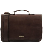 Чоловіча шкіряна сумка-портфель MANTOVA Tuscany Leather TL142068 Dark Brown - Фотографія № 100