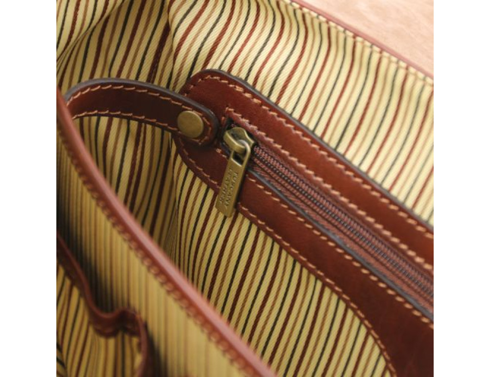 Велика шкіряна сумка через плече MANTOVA Tuscany Leather TL142068 Med - Фотографія № 7