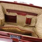 Чорний шкіряний саквояж з відкриваються дном Tuscany Leather TL142071 Black - Фотографія № 102