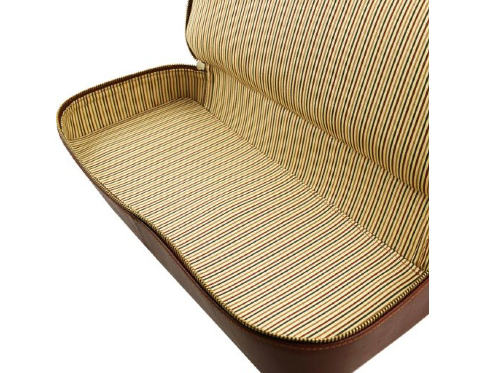 Чорний шкіряний саквояж з відкриваються дном Tuscany Leather TL142071 Black - Фотографія № 5