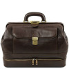 Стильний шкіряний саквояж з відкидним дном Tuscany Leather TL142071 Dark Brown Стильний шкіряний саквояж з відкидним дном Tuscany Leather TL142071 Dark Brown